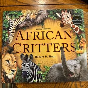 National Geographic African Critters Book - Vibrant Wildlife Imagery